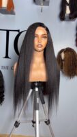 Kinky straight wig