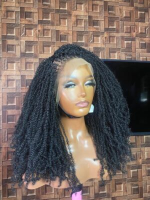 Full lace Kinky Pick and Drop Wig